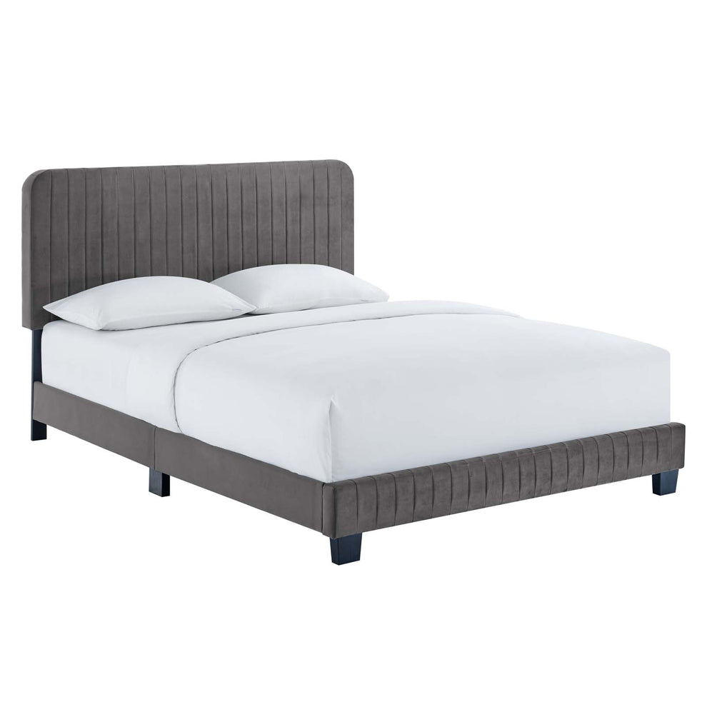 Modway Celine Channel Tufted Performance Velvet Twin Platform Bed - MOD-6336 | Beds | Modishstore - 7