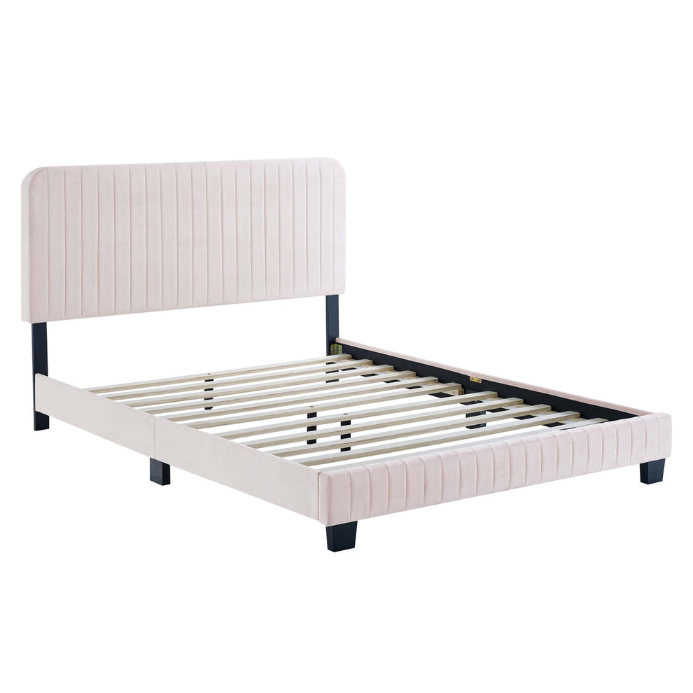Modway Celine Channel Tufted Performance Velvet Twin Platform Bed - MOD-6336 | Beds | Modishstore - 20