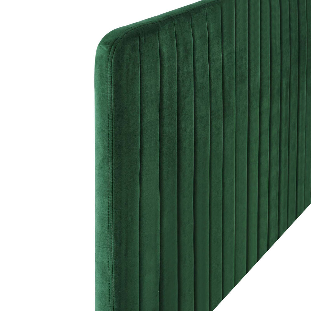 Modway Milenna Channel Tufted Performance Velvet Twin Headboard - MOD-6337 | Headboards | Modishstore - 2