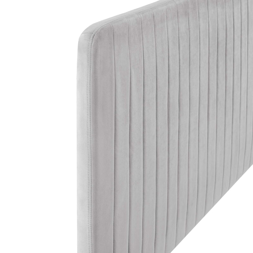 Modway Milenna Channel Tufted Performance Velvet Twin Headboard - MOD-6337 | Headboards | Modishstore - 5