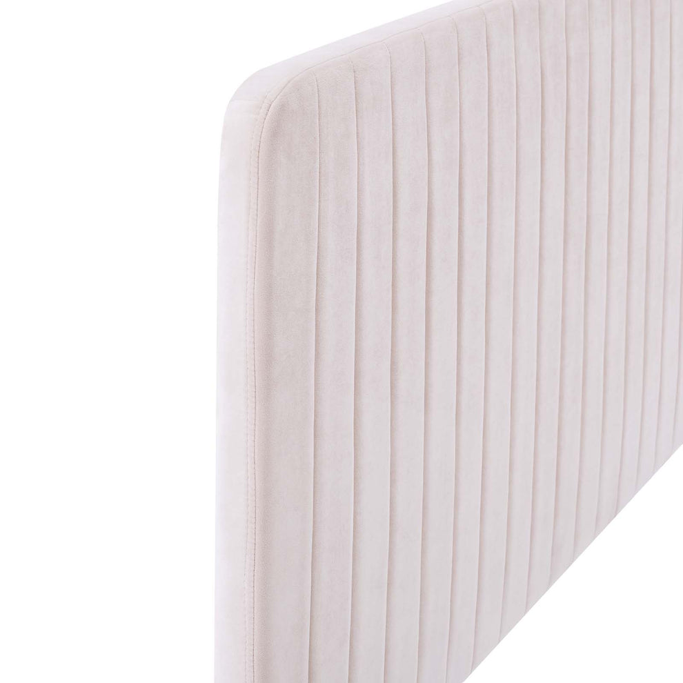 Modway Milenna Channel Tufted Performance Velvet Twin Headboard - MOD-6337 | Headboards | Modishstore - 14