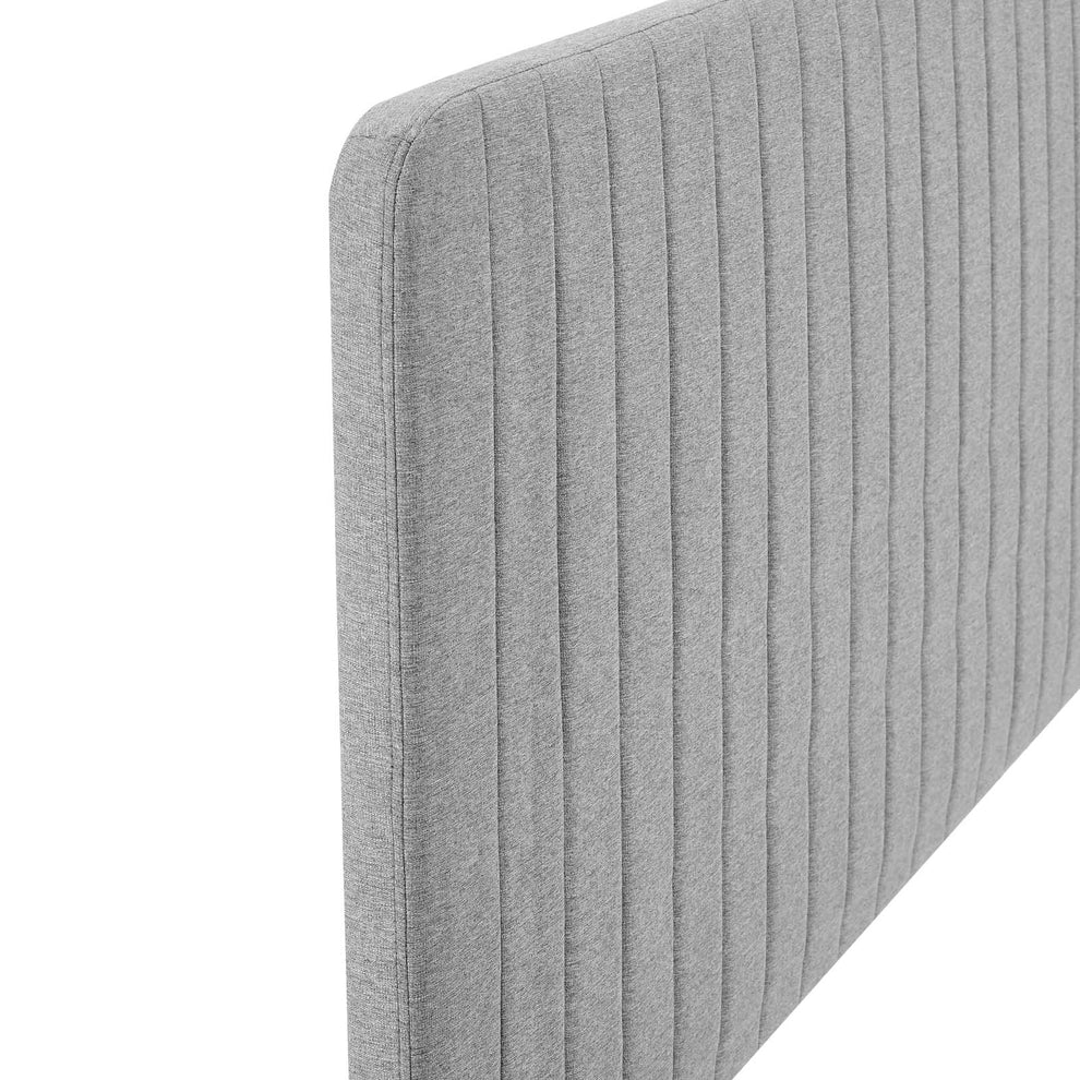 Modway Milenna Channel Tufted Upholstered Fabric Full/Queen Headboard - MOD-6340 | Headboards | Modishstore - 2