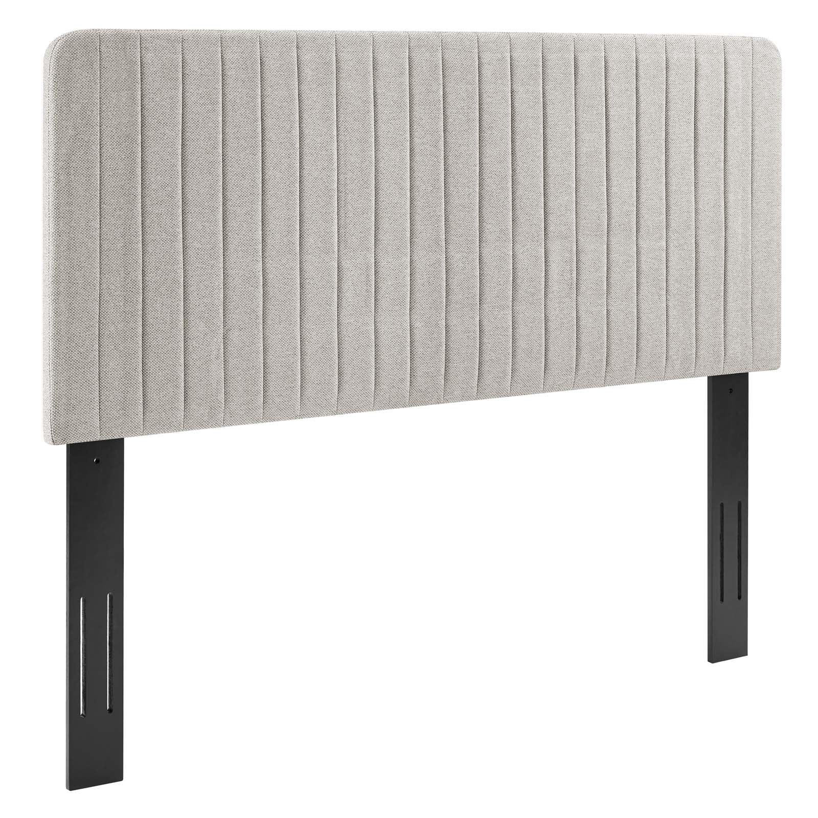 Modway Milenna Channel Tufted Upholstered Fabric Full/Queen Headboard | Headboards | Modishstore-4