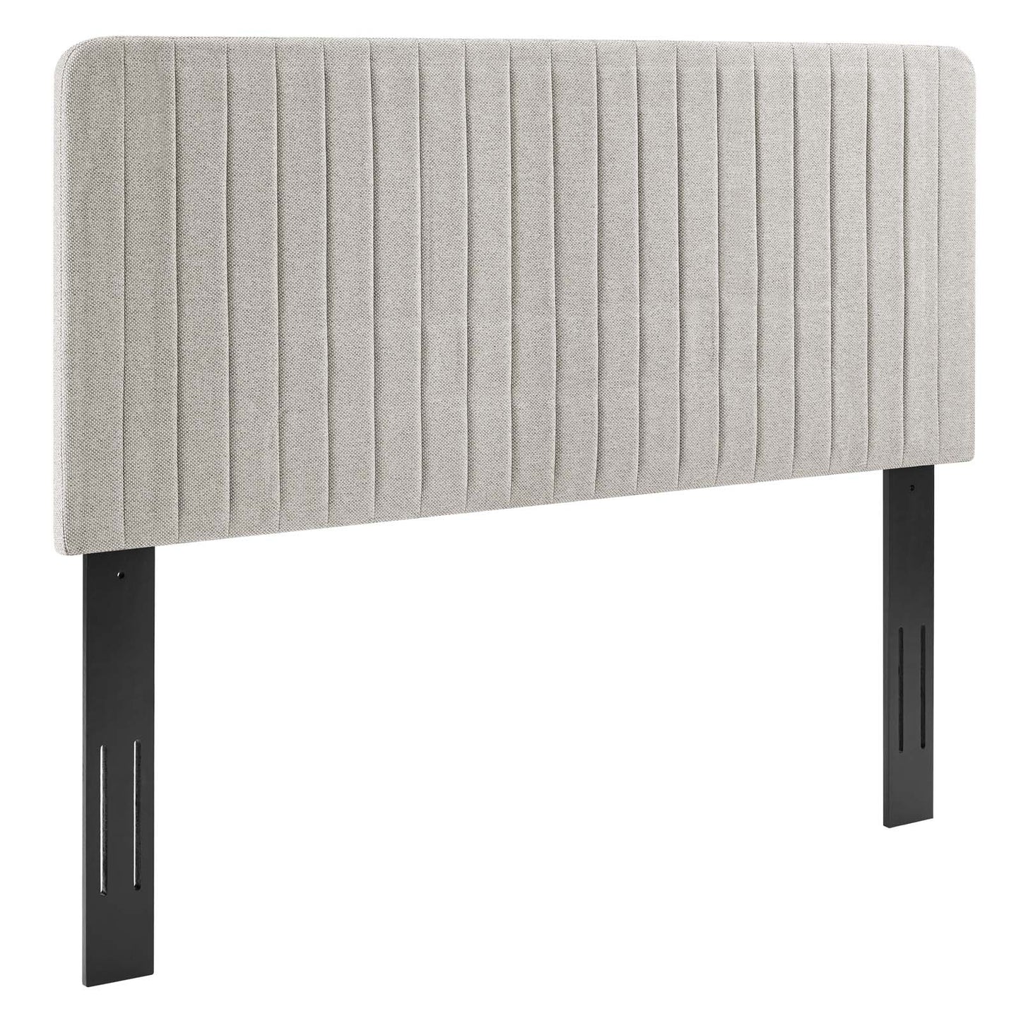 Modway Milenna Channel Tufted Upholstered Fabric Full/Queen Headboard - MOD-6340 | Headboards | Modishstore - 4