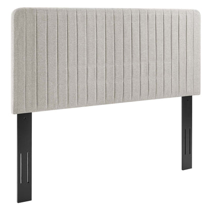 Modway Milenna Channel Tufted Upholstered Fabric Full/Queen Headboard - MOD-6340 | Headboards | Modishstore - 4