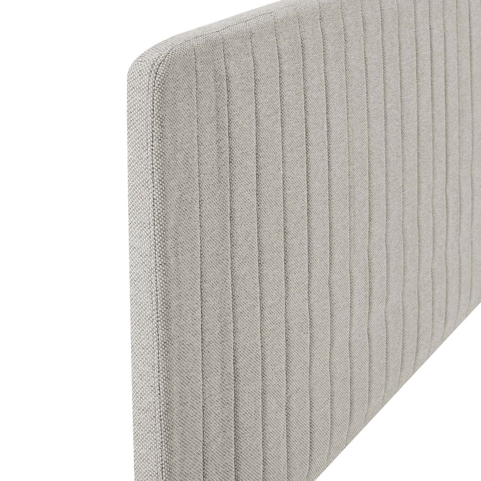 Modway Milenna Channel Tufted Upholstered Fabric Full/Queen Headboard - MOD-6340 | Headboards | Modishstore - 5