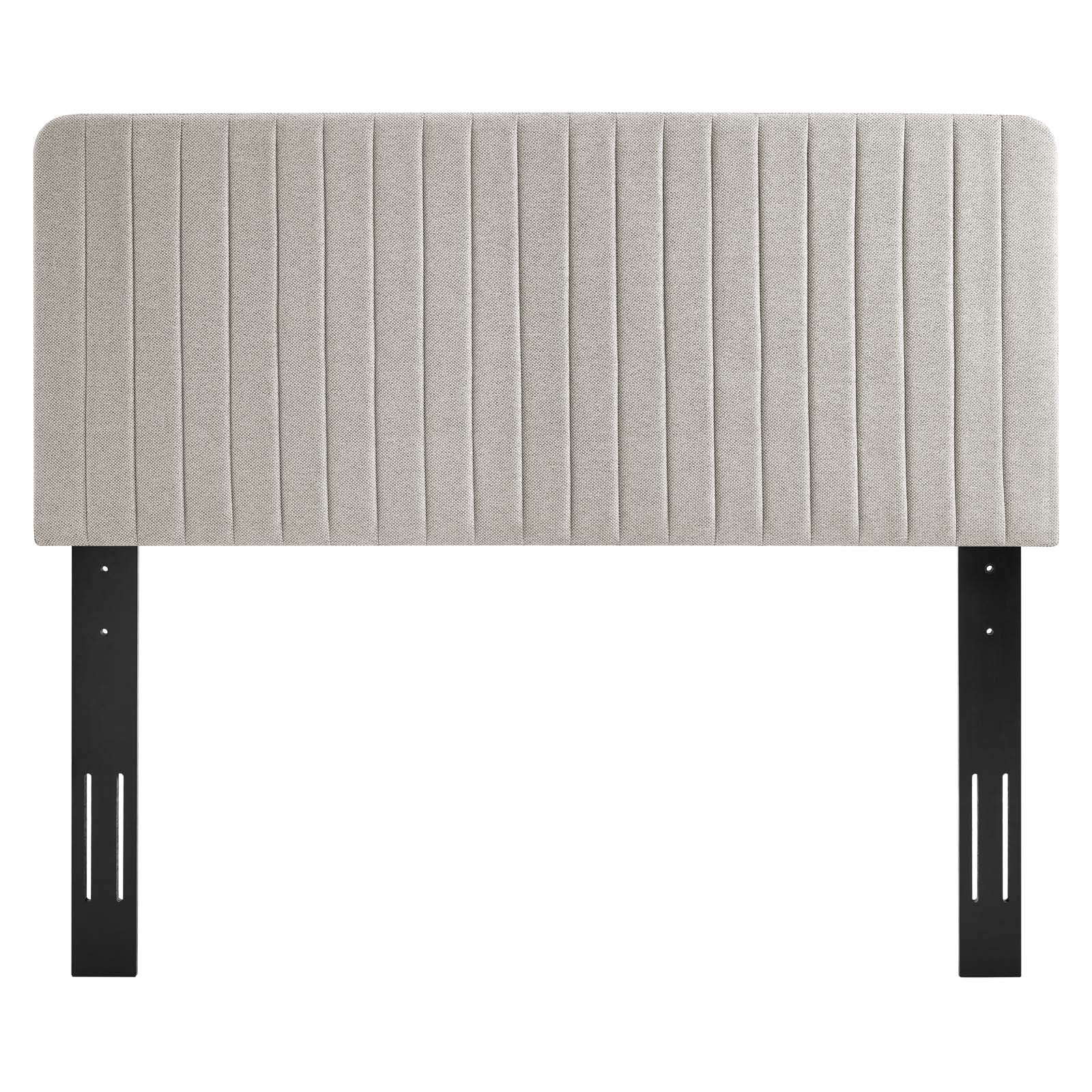 Modway Milenna Channel Tufted Upholstered Fabric Full/Queen Headboard | Headboards | Modishstore-6