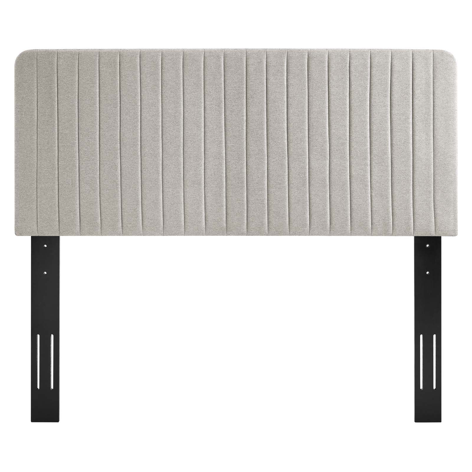 Modway Milenna Channel Tufted Upholstered Fabric Full/Queen Headboard - MOD-6340 | Headboards | Modishstore - 6