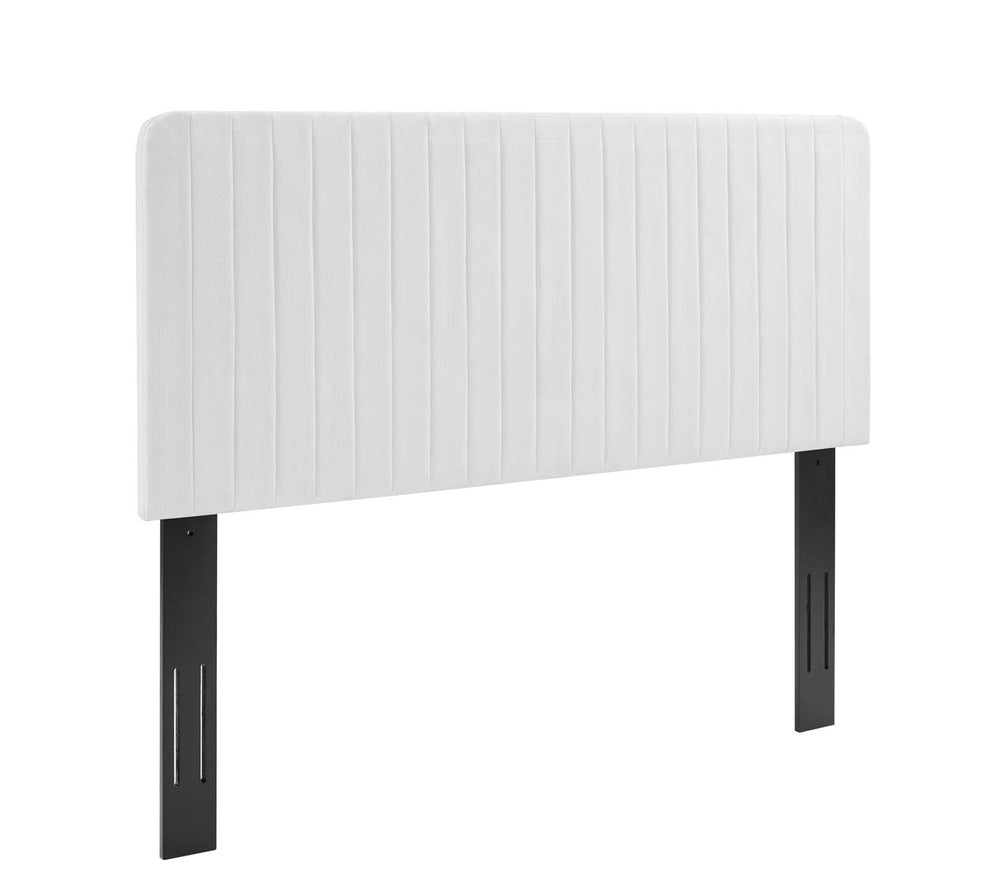 Modway Milenna Channel Tufted Upholstered Fabric Full/Queen Headboard - MOD-6340 | Headboards | Modishstore - 10