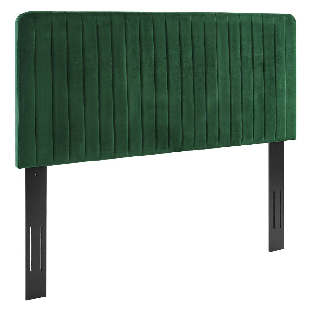 Modway Milenna Channel Tufted Performance Velvet King/California King Headboard - MOD-6341 | Headboards | Modishstore - 1