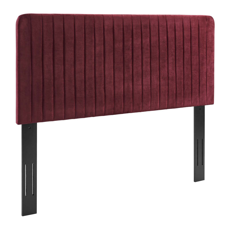 Modway Milenna Channel Tufted Performance Velvet King/California King Headboard - MOD-6341 | Headboards | Modishstore - 7