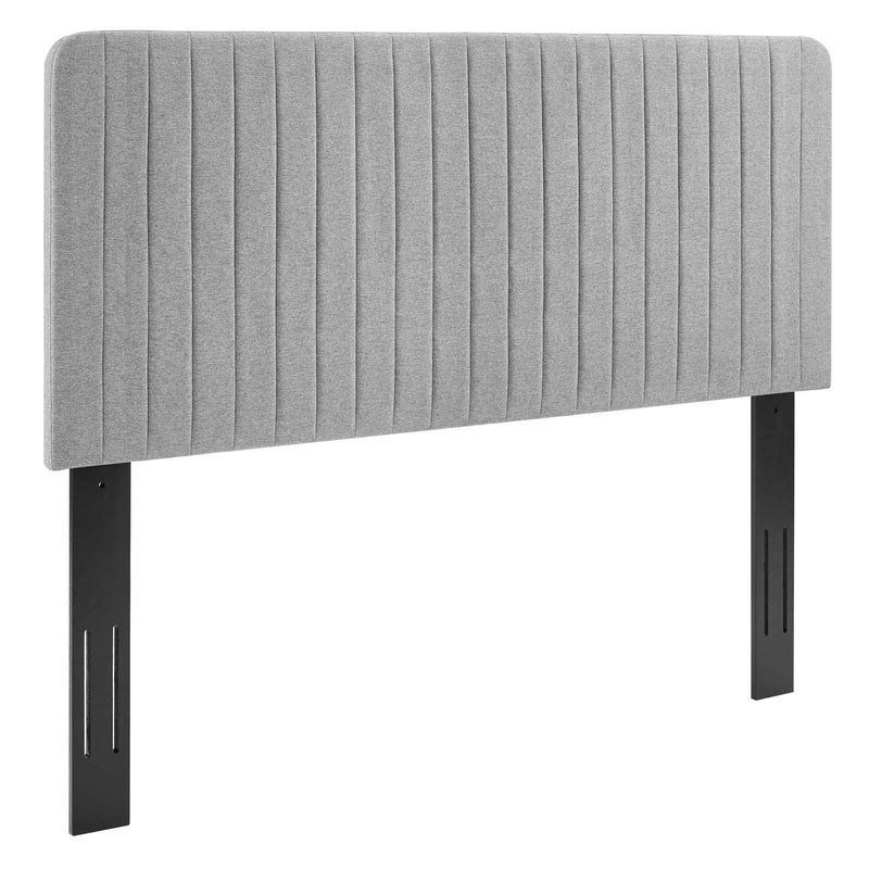 Modway Milenna Channel Tufted Upholstered Fabric King/California King Headboard - MOD-6342 | Headboards | Modishstore - 1