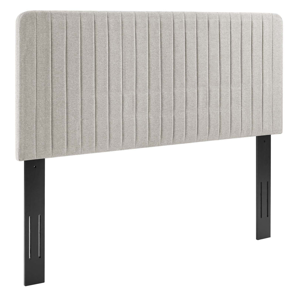 Modway Milenna Channel Tufted Upholstered Fabric King/California King Headboard - MOD-6342 | Headboards | Modishstore - 4