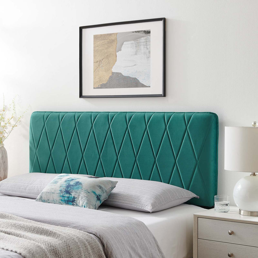 Modway Leila Performance Velvet Twin Headboard - MOD-6343 | Headboards | Modishstore - 22