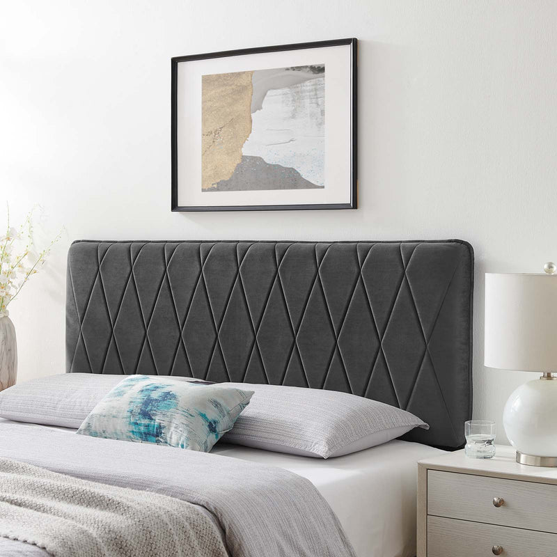 Modway Leila Performance Velvet Full/Queen Headboard - MOD-6344 | Headboards | Modishstore - 1