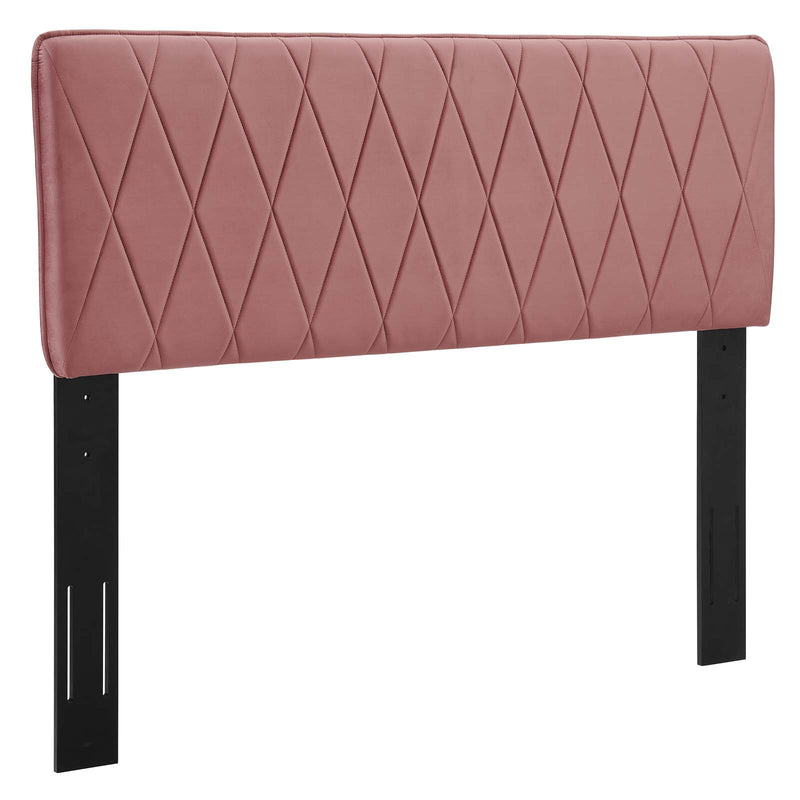 Modway Leila Performance Velvet Full/Queen Headboard - MOD-6344 | Headboards | Modishstore - 6