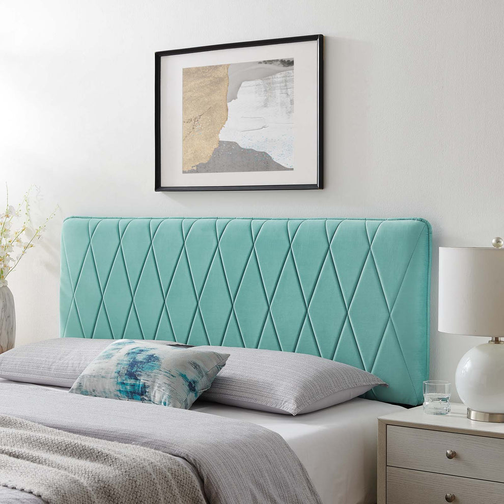 Modway Leila Performance Velvet Full/Queen Headboard - MOD-6344 | Headboards | Modishstore - 11