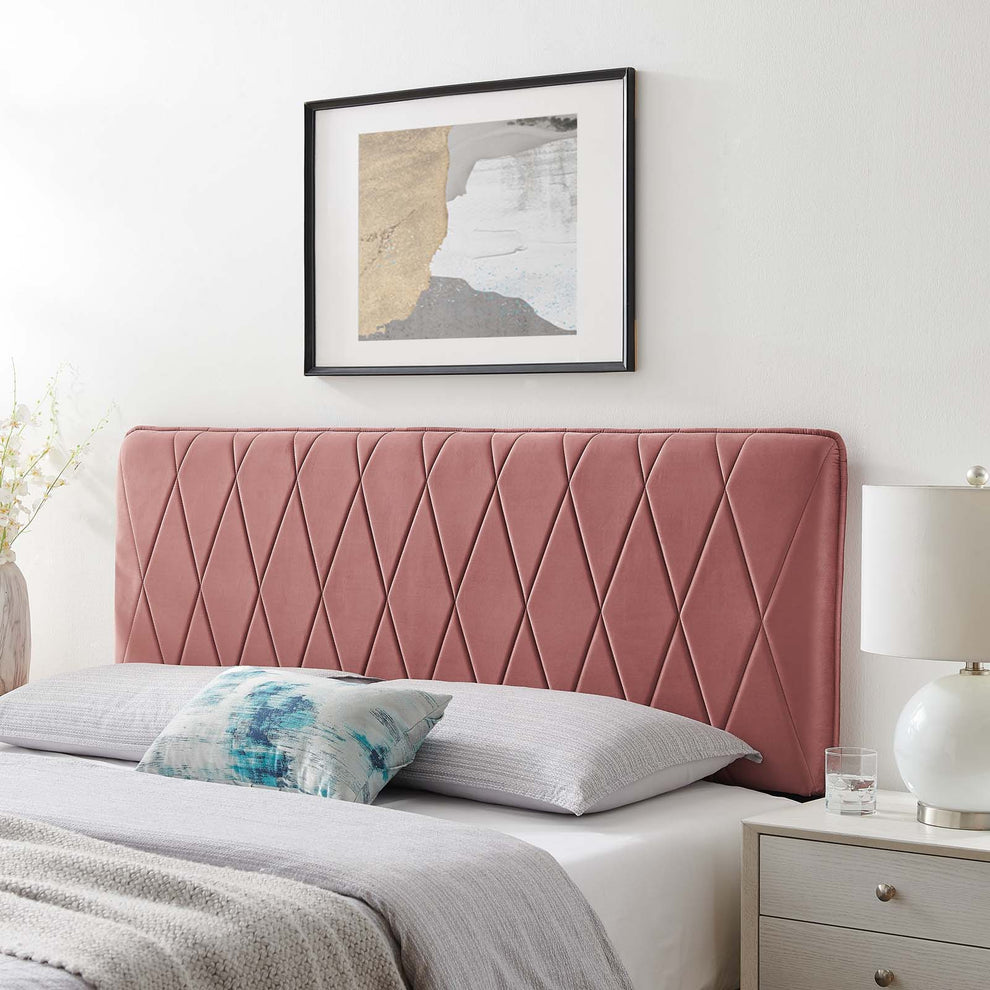 Modway Leila Performance Velvet King/California King Headboard - MOD-6345 | Headboards | Modishstore - 4