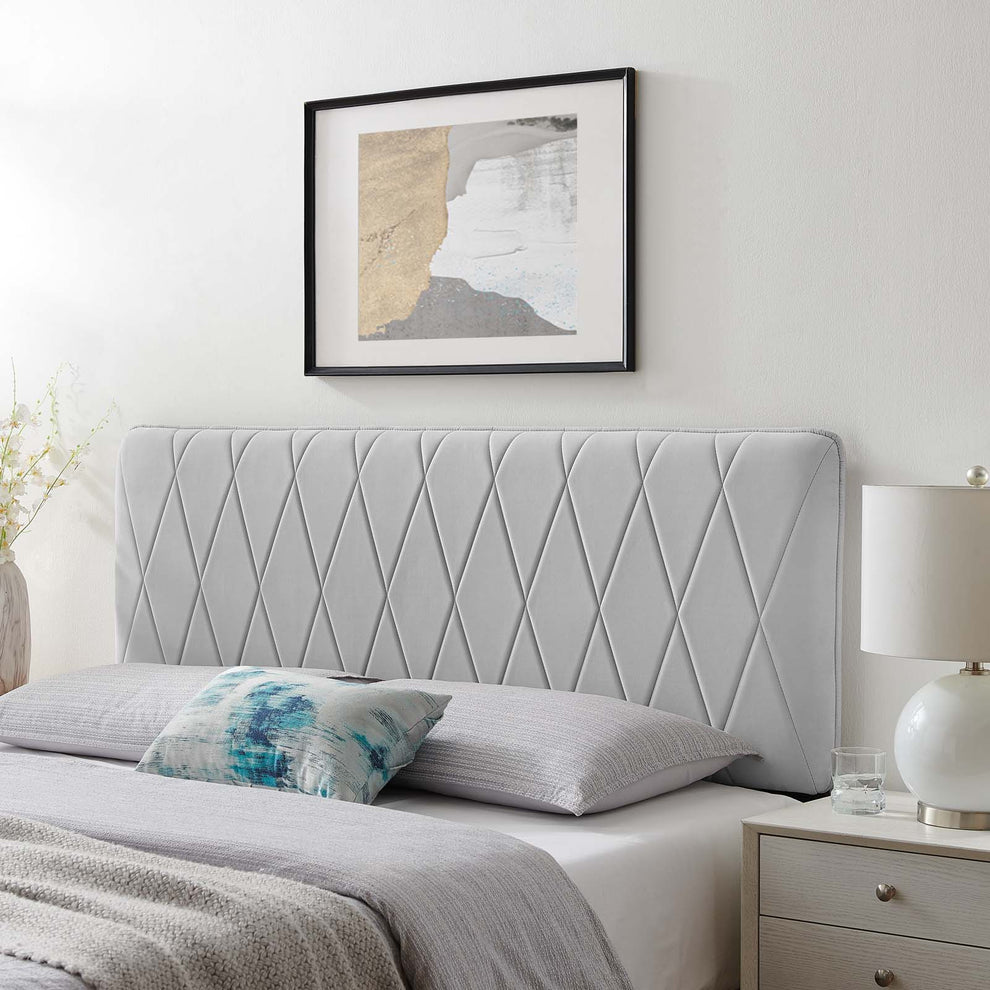 Modway Leila Performance Velvet King/California King Headboard - MOD-6345 | Headboards | Modishstore - 7