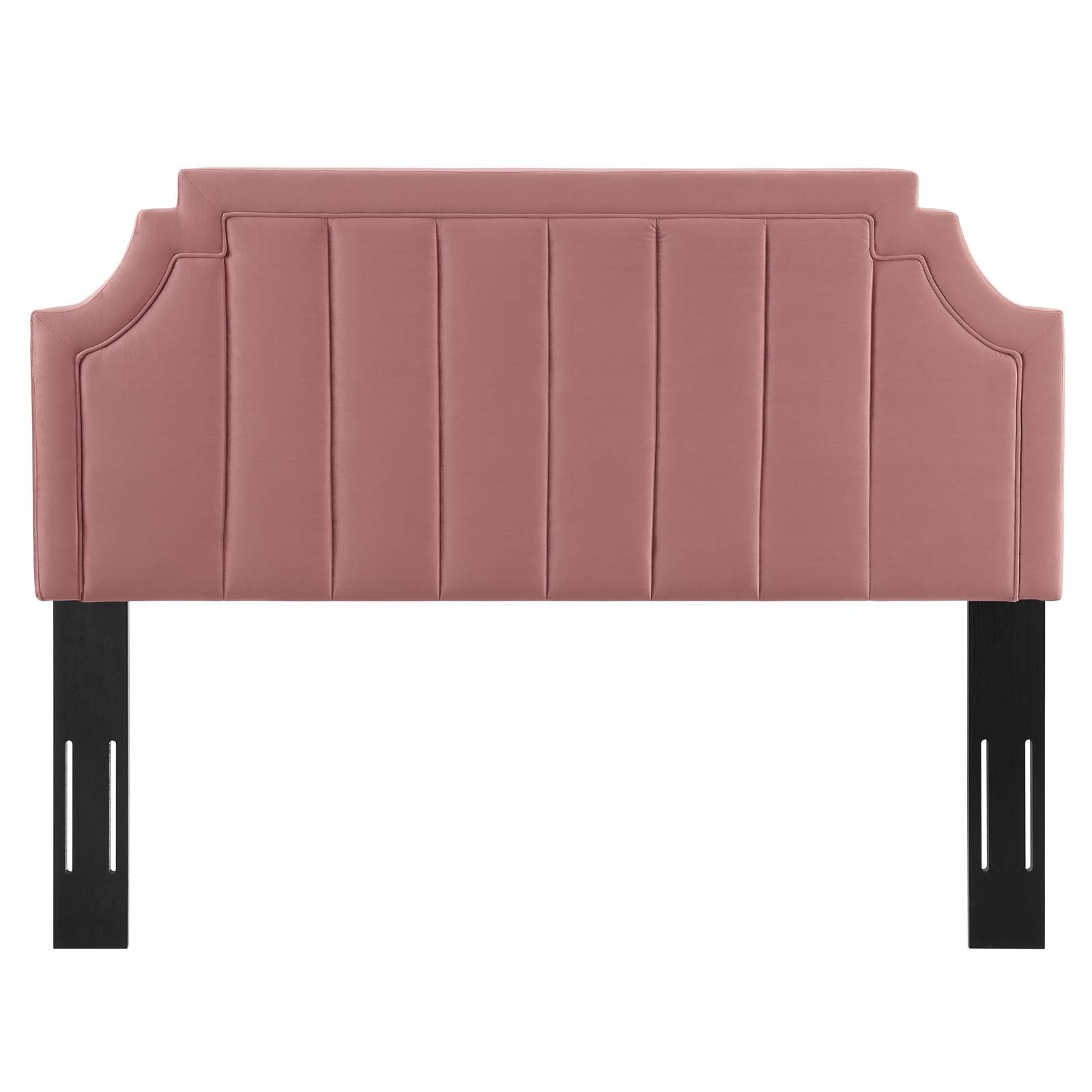 Alyona Channel Tufted Performance Velvet Twin Headboard By Modway - MOD-6346 | Headboards | Modishstore - 4