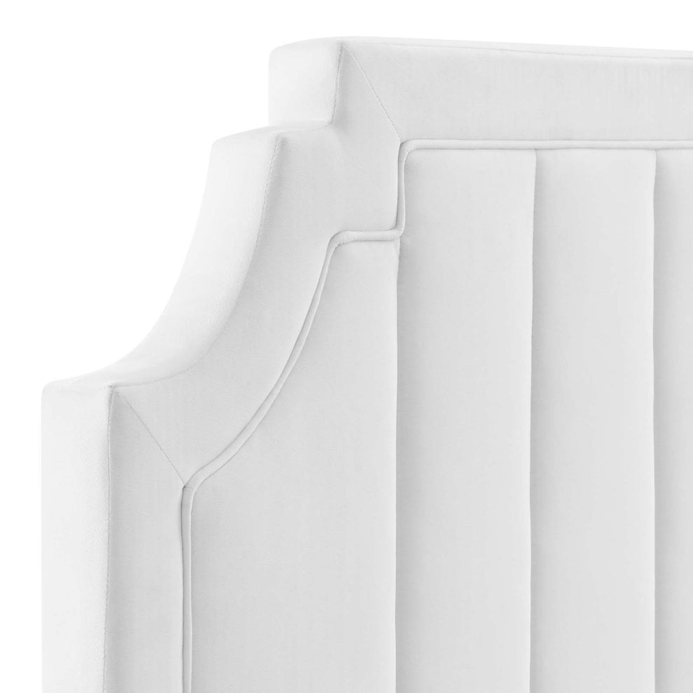 Alyona Channel Tufted Performance Velvet Twin Headboard By Modway - MOD-6346 | Headboards | Modishstore - 35