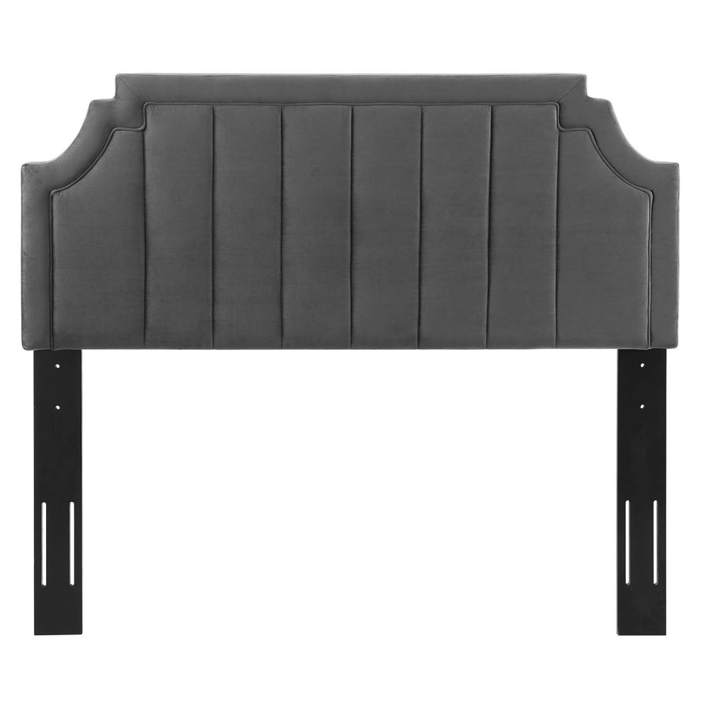 Alyona Channel Tufted Performance Velvet Full/Queen Headboard By Modway - MOD-6347 | Headboards | Modishstore - 3