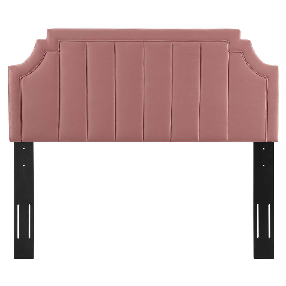 Alyona Channel Tufted Performance Velvet Full/Queen Headboard By Modway - MOD-6347 | Headboards | Modishstore - 8