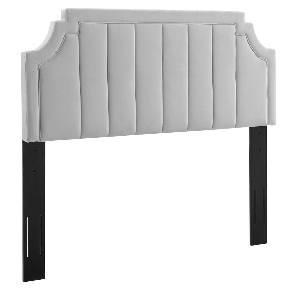 Alyona Channel Tufted Performance Velvet Full/Queen Headboard By Modway - MOD-6347 | Headboards | Modishstore - 12