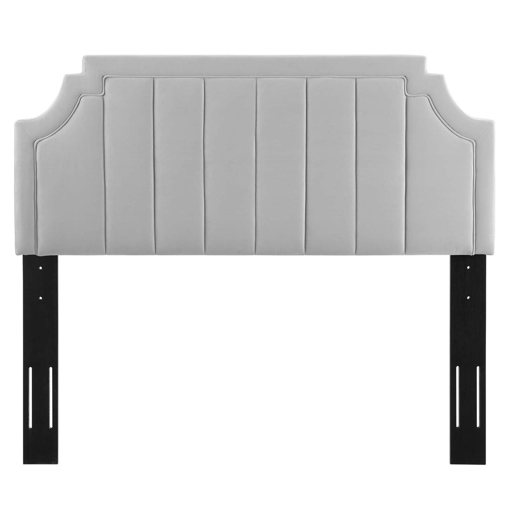 Alyona Channel Tufted Performance Velvet Full/Queen Headboard By Modway - MOD-6347 | Headboards | Modishstore - 13