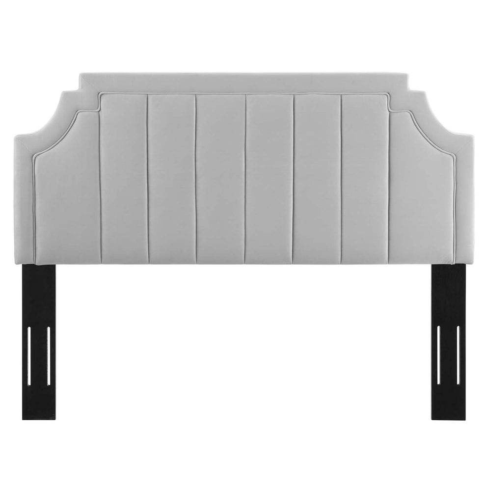 Alyona Channel Tufted Performance Velvet Full/Queen Headboard By Modway - MOD-6347 | Headboards | Modishstore - 14