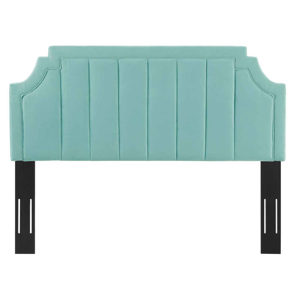 Alyona Channel Tufted Performance Velvet Full/Queen Headboard By Modway - MOD-6347 | Headboards | Modishstore - 19