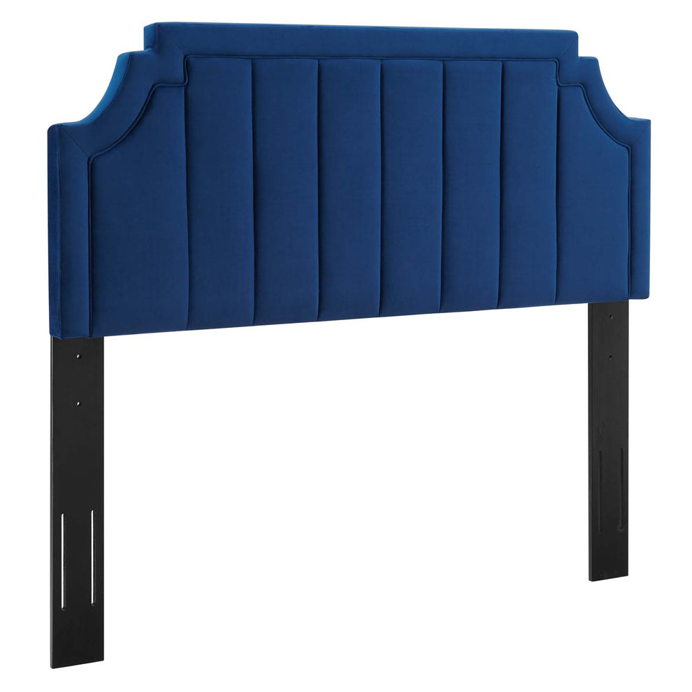 Alyona Channel Tufted Performance Velvet Full/Queen Headboard By Modway - MOD-6347 | Headboards | Modishstore - 22