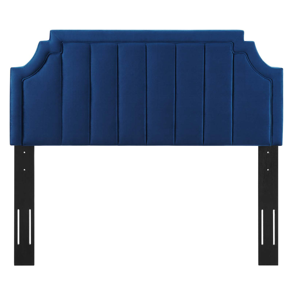 Alyona Channel Tufted Performance Velvet Full/Queen Headboard By Modway - MOD-6347 | Headboards | Modishstore - 23
