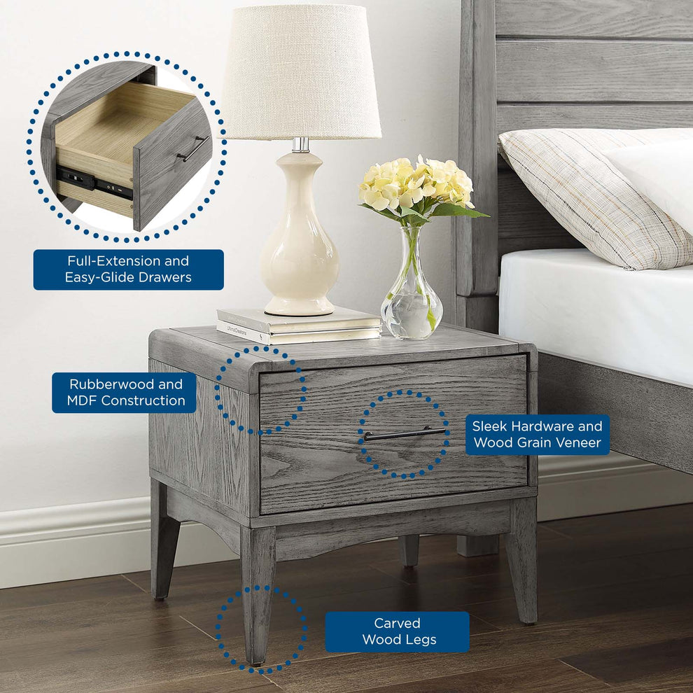 Modway Georgia 3 Piece Queen Bedroom Set - MOD-6367 | Bedroom Sets | Modishstore - 6
