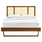 Modway Kelsea Cane and Wood Queen Platform Bed With Angular Legs - MOD-6372 | Beds | Modishstore - 8
