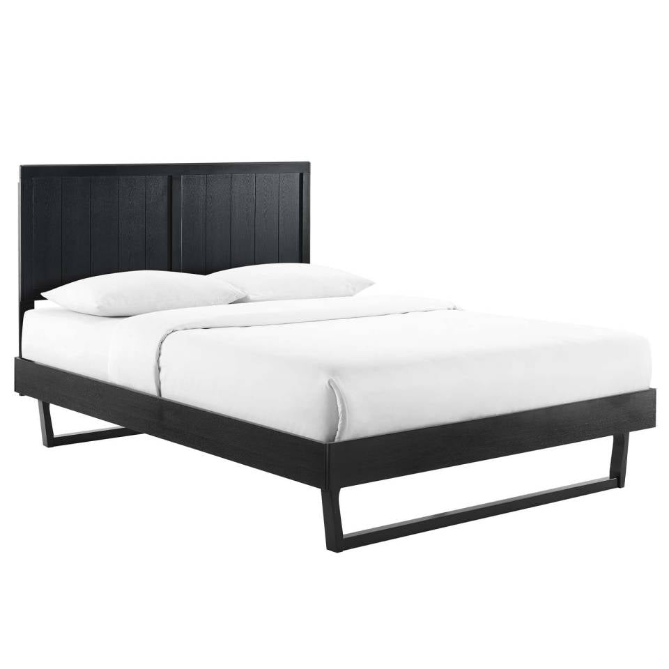 Modway Alana Queen Wood Platform Bed With Angular Frame | Beds | Modishstore-2