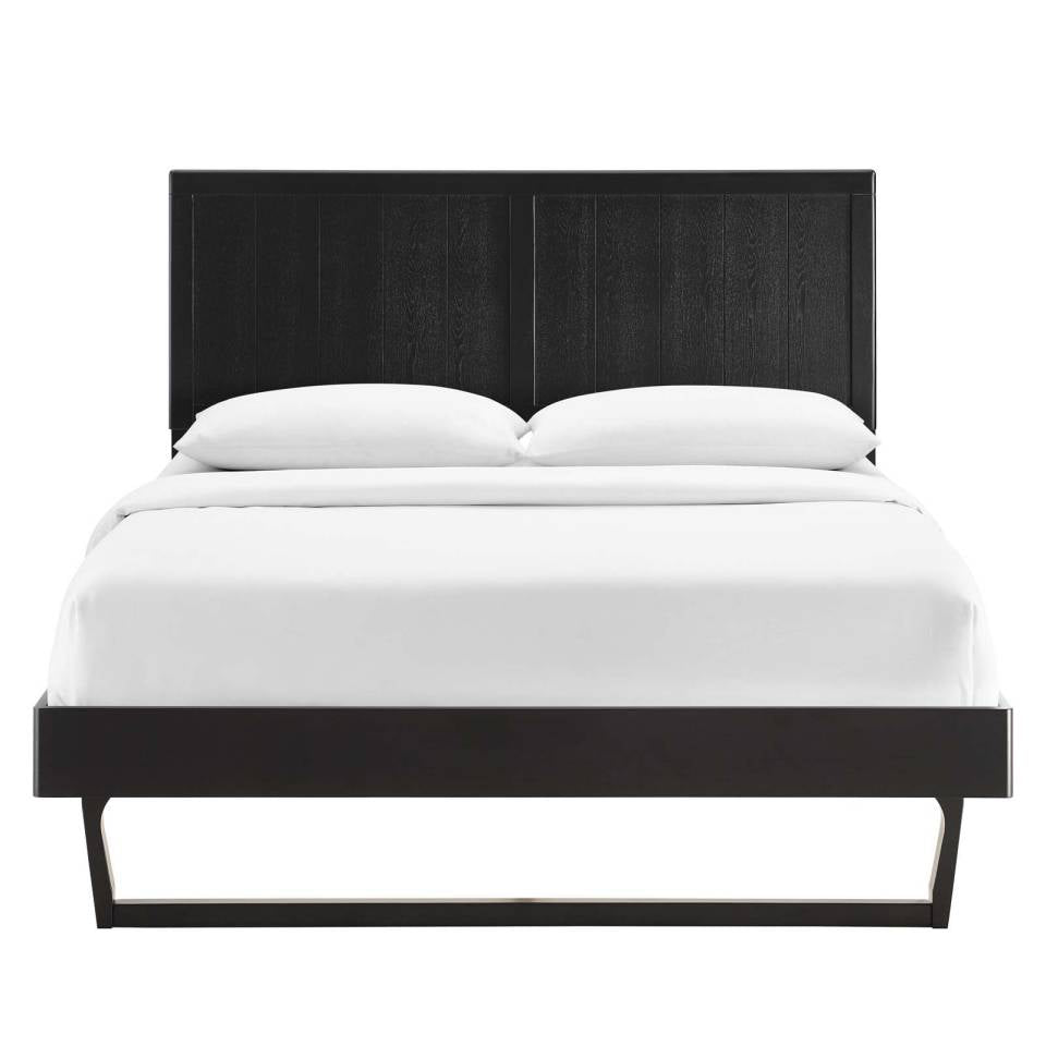 Modway Alana Queen Wood Platform Bed With Angular Frame | Beds | Modishstore-5
