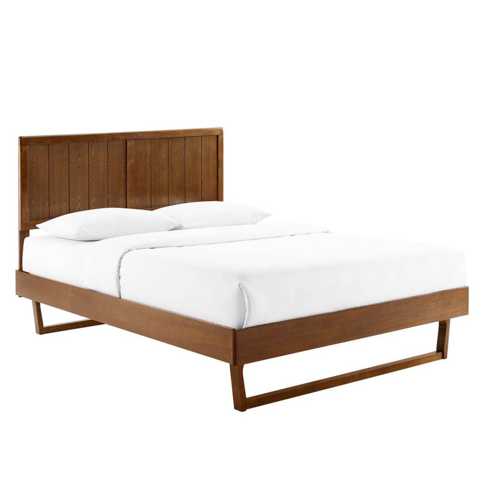 Modway Alana Queen Wood Platform Bed With Angular Frame | Beds | Modishstore-13