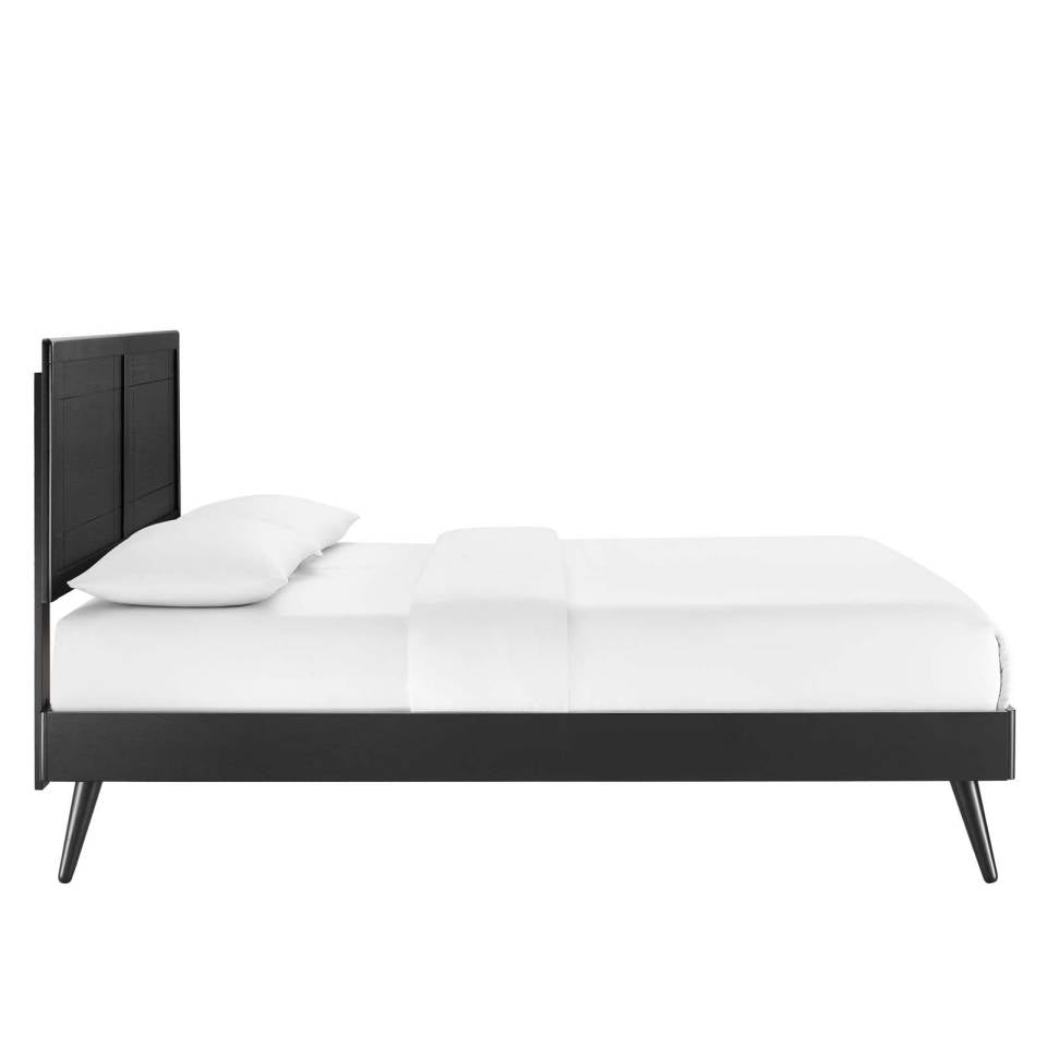 Modway Marlee Queen Wood Platform Bed With Splayed Legs | Beds | Modishstore-16