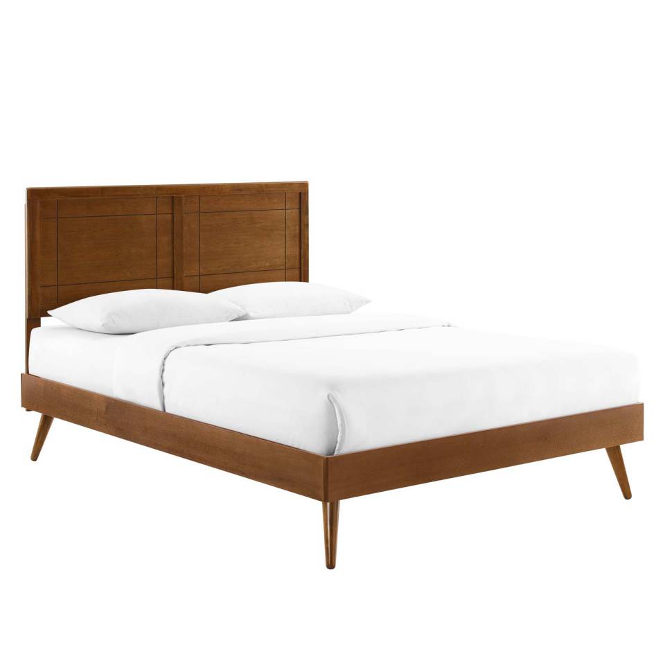 Modway Marlee Queen Wood Platform Bed With Splayed Legs | Beds | Modishstore-26