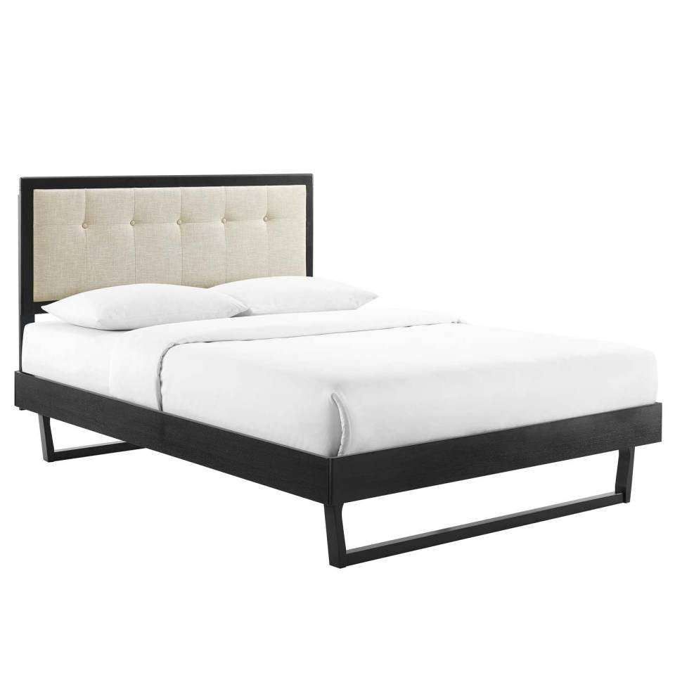 Modway Willow Queen Wood Platform Bed With Angular Frame - MOD-6384 | Beds | Modishstore - 2
