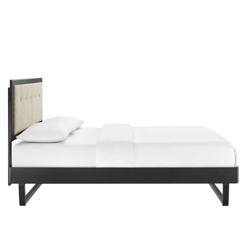 Modway Willow Queen Wood Platform Bed With Angular Frame - MOD-6384 | Beds | Modishstore - 4