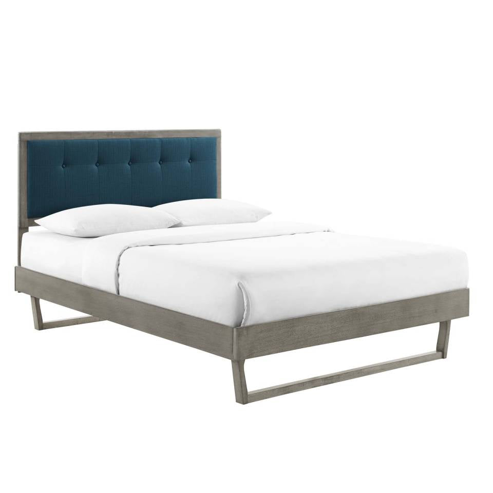 Modway Willow Queen Wood Platform Bed With Angular Frame - MOD-6384 | Beds | Modishstore - 18