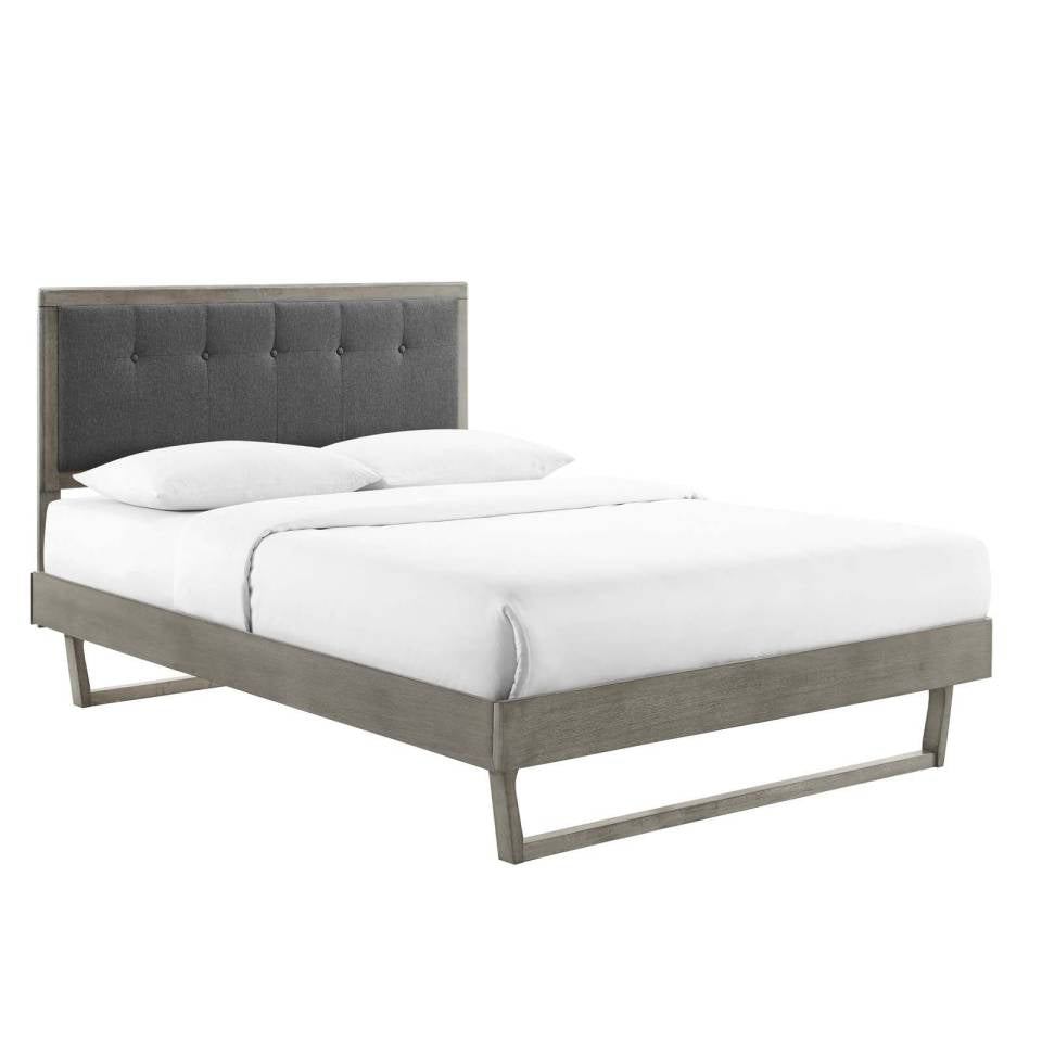 Modway Willow Queen Wood Platform Bed With Angular Frame - MOD-6384 | Beds | Modishstore - 20