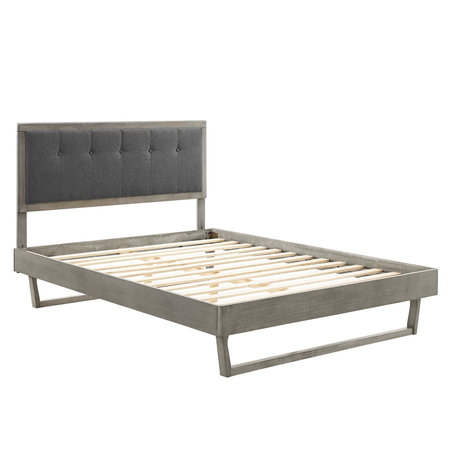 Modway Willow Queen Wood Platform Bed With Angular Frame | Beds | Modishstore-21