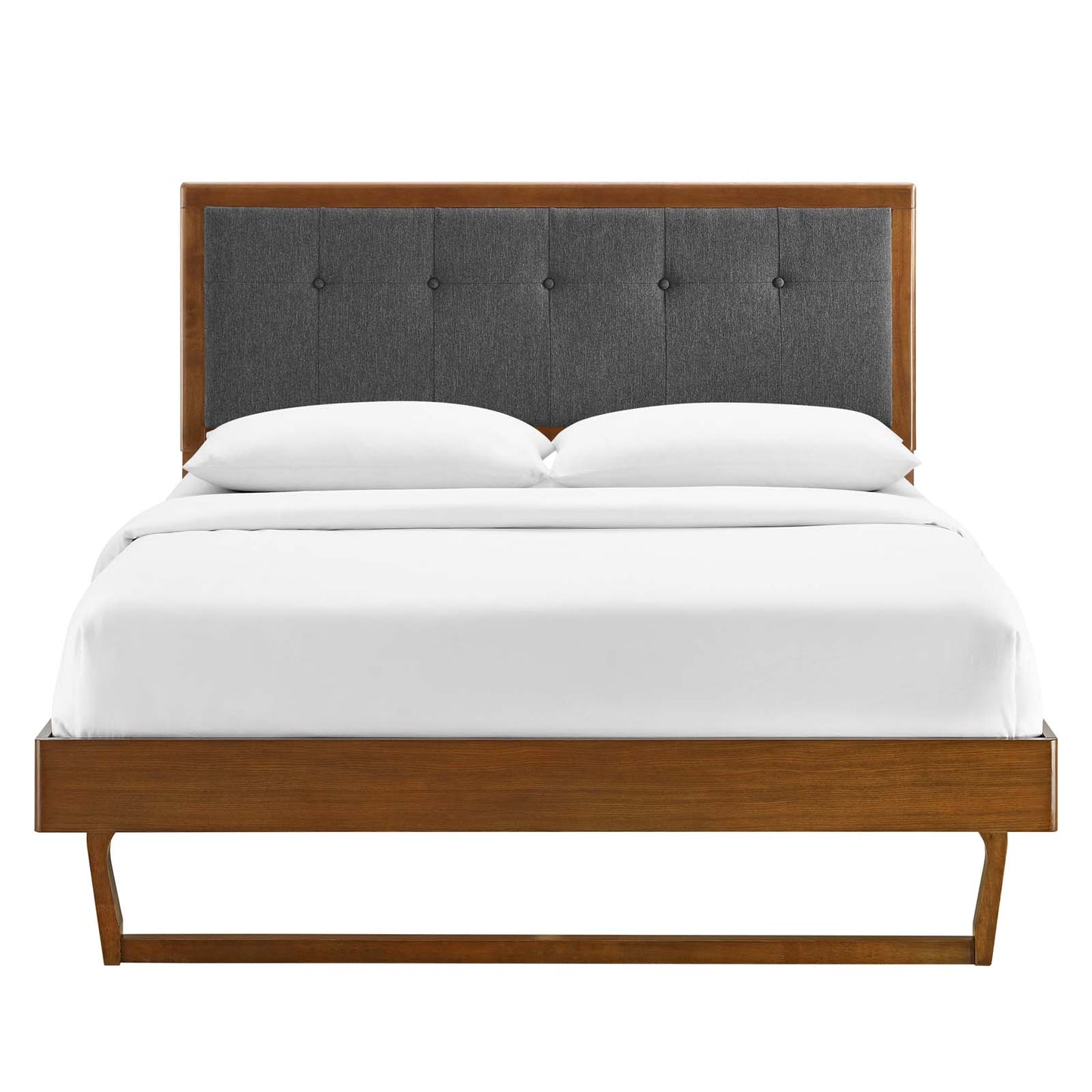 Modway Willow Queen Wood Platform Bed With Angular Frame | Beds | Modishstore-31
