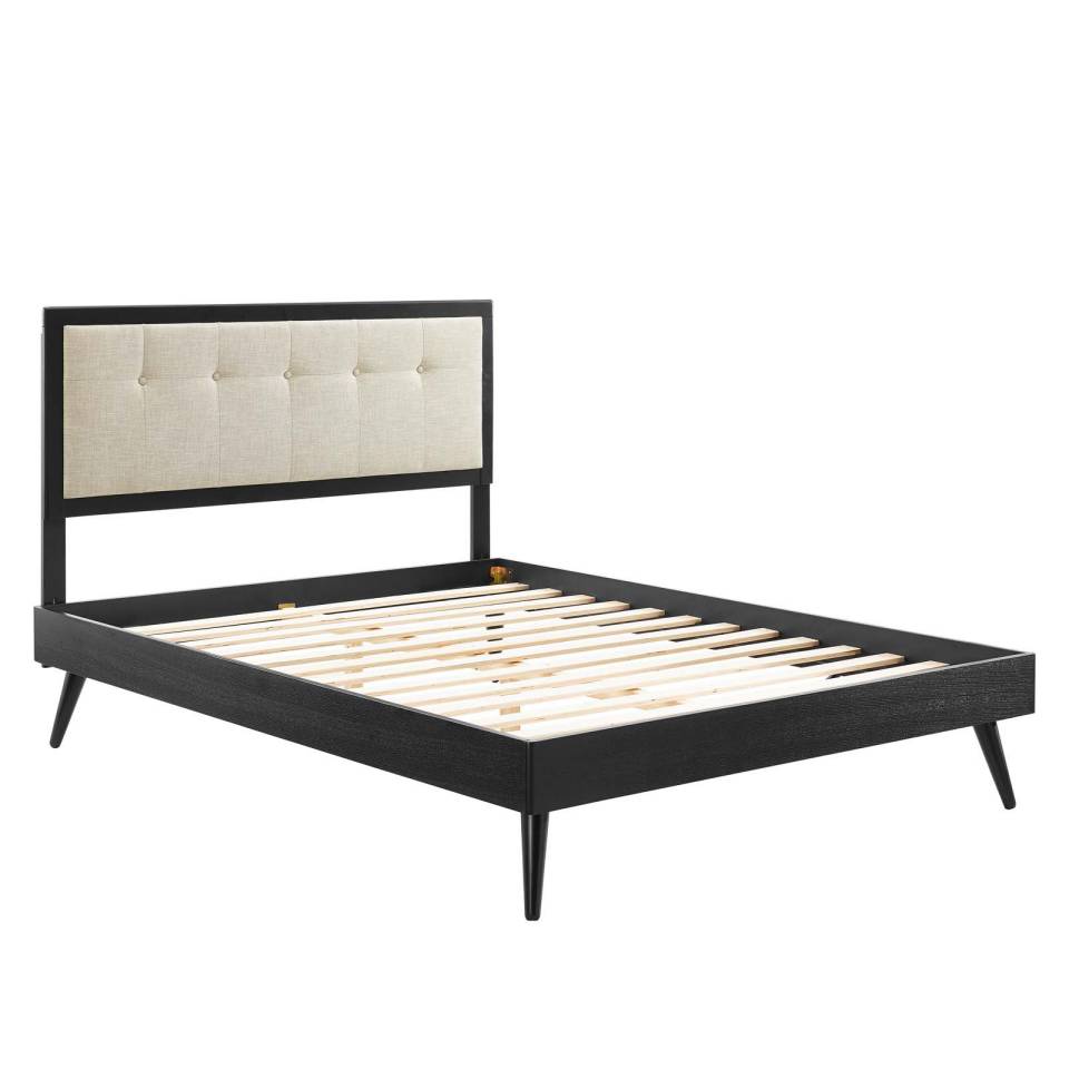 Modway Willow Queen Wood Platform Bed With Splayed Legs - MOD-6385 | Beds | Modishstore - 3