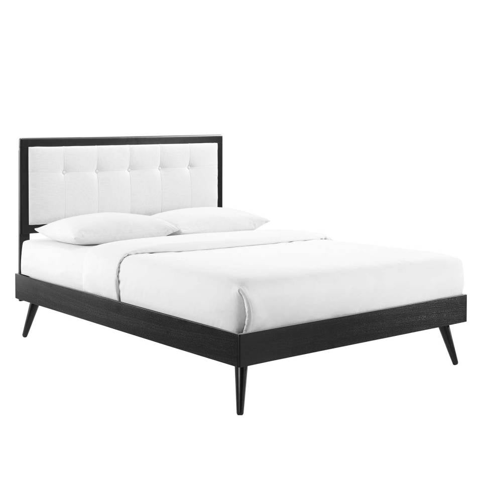 Modway Willow Queen Wood Platform Bed With Splayed Legs - MOD-6385 | Beds | Modishstore - 12