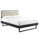 Modway Bridgette Queen Wood Platform Bed With Angular Frame | Beds | Modishstore-2