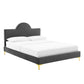 Sunny Performance Velvet Queen Bed By Modway | Beds | Modishstore-2